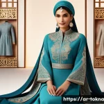 NFT 패션 디자인 플랫폼 비교 - A sleek digital fashion design studio interface tailored for Arabic users, featuring an intuitive, s...